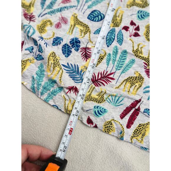 Secret Treasures Pajamas Tank Short Set Medium Tiger Tropical Leopard - Picture 2 of 7